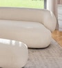 Luxe Lounge Boucle 3 Seater Sofa In White Colour