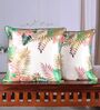 Luxe Metallic Tropical Cushion Cover (Set Of 2)
