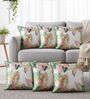 Luxe Metallic Tropical Cushion Cover (Set Of 6)