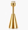 Luxe Round Gold Table Lamp with Indian Art Shade