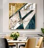 Luxe Serenity Glass Finish Square Wall Art