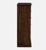 Luxe Sheesham Wood Shoe Cabinet with Seating in Mahogany Finish