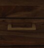 Luxe Sheesham Wood Shoe Cabinet with Seating in Mahogany Finish
