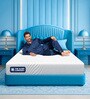 Luxe SmartGrid 8 inch HR Foam Queen Size Mattress with Grid Layer in White Colour