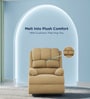Luxe SmartGRID Motorised 1 Seater Recliner In Beige Colour