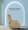 Luxe SmartGRID Motorized 1 Seater Recliner In Beige Colour With Revolving