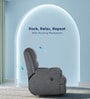 Luxe SmartGRID Motorized 1 Seater Recliner In Grey Colour With Revolving