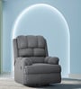 Luxe SmartGRID Motorized 1 Seater Recliner In Grey Colour With Revolving