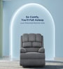 Luxe SmartGRID Motorized 1 Seater Recliner In Grey Colour With Revolving