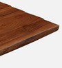 Luxe Solid Wood 4 Seater Dining Table in Natural And Charcoal Finish