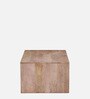 Luxe Solid Wood Coffee Table in Beige Colour