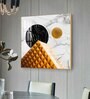 Luxe Sphere Glass Finish Square Wall Art