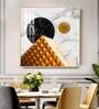 Luxe Sphere Glass Finish Square Wall Art