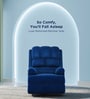 Luxe Velvet 1 Seater Motorized Recliner In Blue Colour