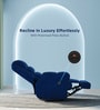 Luxe Velvet 1 Seater Motorized Recliner In Blue Colour With Revolving