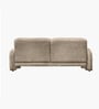 LuxeGold Chenille Fabric Three Seater Sofa in Beige Colour