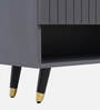 Luxora 2 Door Shoe Cabinet In Dark Grey Color