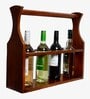 Aster Brown Mango Wood Wine Bottle Holder