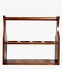 Aster Brown Mango Wood Wine Bottle Holder
