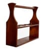 Aster Brown Mango Wood Wine Bottle Holder