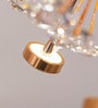 Luxuria Radiant Burst Gold Crystal Chandelier   Modern Dandelion Design