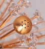 Luxuria Radiant Burst Gold Crystal Chandelier   Modern Dandelion Design
