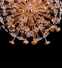Luxuria Radiant Burst Gold Crystal Chandelier   Modern Dandelion Design