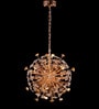 Luxuria Radiant Burst Gold Crystal Chandelier   Modern Dandelion Design