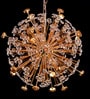 Luxuria Radiant Burst Gold Crystal Chandelier   Modern Dandelion Design