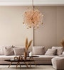 Luxuria Radiant Burst Gold Crystal Chandelier   Modern Dandelion Design