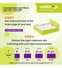 Luxuriate Hybrid 6 inch Pocketed Spring King Size Mattress with Zero Partner Disturbance