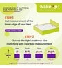 Luxuriate Hybrid 6 inch Pocketed Spring Single Mattress with Zero Partner Disturbance