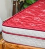 LUXURINO Pillow Top with ISPT TECHNOLOGY Red 10 Inch Bonnell Spring & PU Foam Single Size Mattress