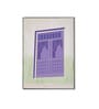 Luxurious Purple Window Canvas Wall Art Print
