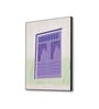 Luxurious Purple Window Canvas Wall Art Print