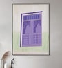 Luxurious Purple Window Canvas Wall Art Print