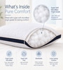 Luxurious Super Microfiber 27 x 17 Inch Pillows (Set of 2)