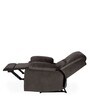 Luxury Fabric 1 Seater Manual Recliner in Coffee Brown Colour