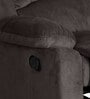 Luxury Fabric 1 Seater Manual Recliner in Coffee Brown Colour