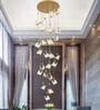 Luxury 22 Hanging Butterfly Chandelier IN BUILT LED TRIO COLOUR- (Height : 300 CM, DIAMETER : 60 CM)
