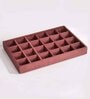 Pink Luxury 24 Grids Jewellery Tray