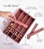 Pink Luxury 24 Grids Jewellery Tray