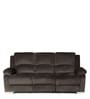 Luxury Fabric Manual Recliner Set in Coffee Brown Colour
