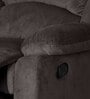 Luxury Fabric Manual Recliner Set in Coffee Brown Colour