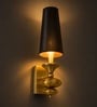 Luxury Black and Gold Sculptural Wall Sconce