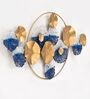 Luxury Blue & Gold Iron Wall Art