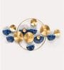 Luxury Blue & Gold Iron Wall Art