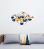 Luxury Blue & Gold Iron Wall Art