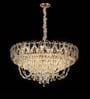 Luxury Crystal Chandelier with Gold Finish   80cm