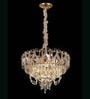 Luxury Crystal Chandelier with Gold Finish
